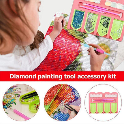 Diamond Painting Tray Organizer Holder Kit Drill Pens Tools Accessories DIY AU - Aimall