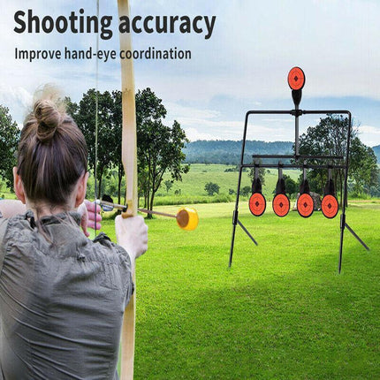 Centra Shooting Target Metal Splatter Archery Resetting Air Riffle Gun Game 2MM - Aimall