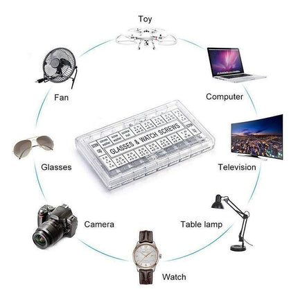 1000PCS Tiny Repair Screws Nuts Screwdriver Kit Set For Eyeglass Glasses WatchAU - Aimall
