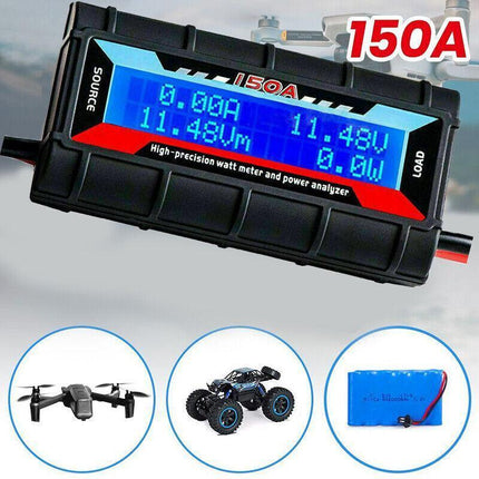 150A Digital LCD Amp Watt Meter Power Analyser Solar Caravan AU - Aimall