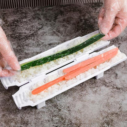Sushi Maker DIYTool Roller Meat Vegetables Bazooka Rice Mould Sushis Mold Tube - Aimall