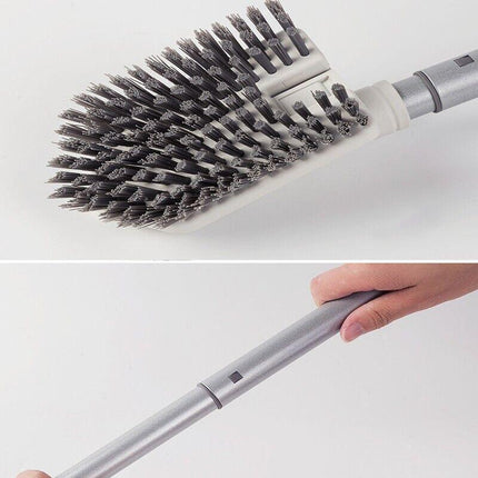 Long Handled Floor Scrubbing Brush Shower Cleaning Brush for Tubs, Tiles, Glass - Aimall
