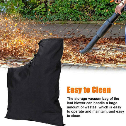Black Zip Leaf Blower Vacuum Bag Replacement Garden Lawn Leaves Storage Bags AU - Aimall