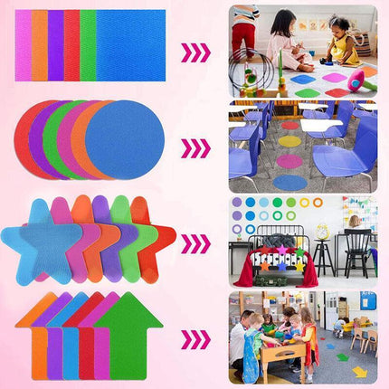 30x Carpet Spot Markers Sit Dot Circle For Classroom Easy Teach Tool Game AU - Aimall
