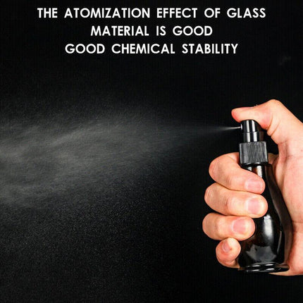 30-100ml Amber Glass Essential Oil Spray Roller Bottles Mist Sprayer Containers - Aimall