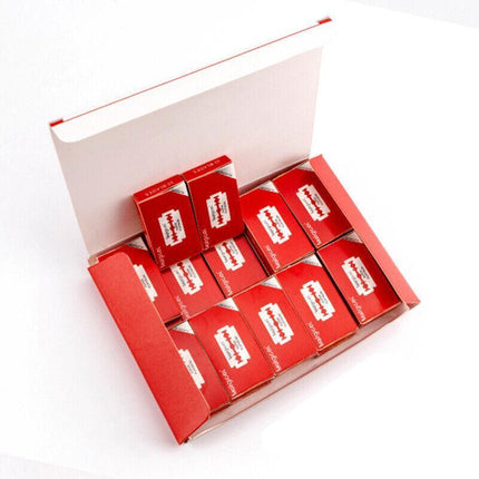 10-200 PCS Super Platinum Ultra Sharp Double Edge Cut Throat Razor Barber Blades - Aimall