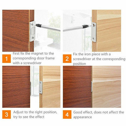 8PCS Strong Magnetic Door Catch Ultra Thin For Door Cabinet Cupboard Glass Latch - Aimall