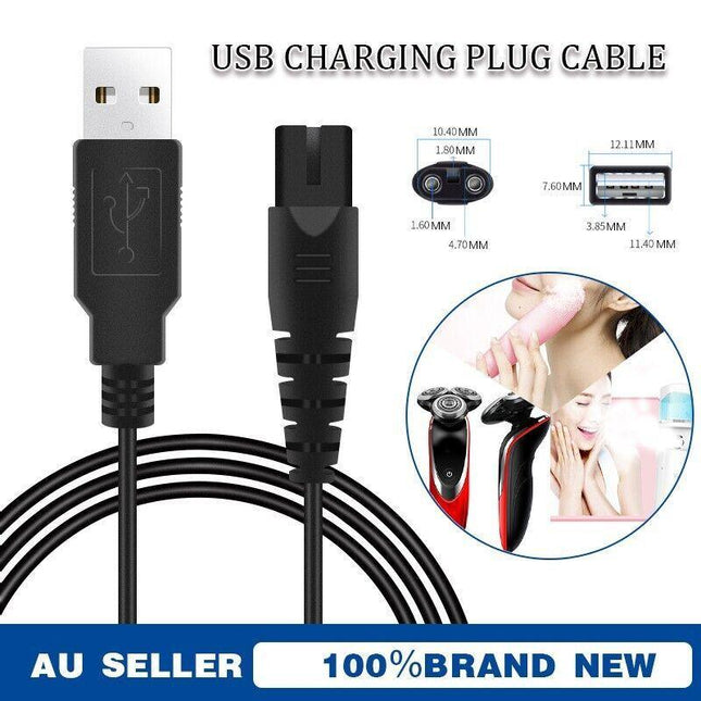 USB Charging Plug Cable 5V Adapter Electric Charger for Shavers Barber - Aimall
