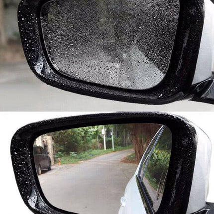 2PCS Fog Anti-glare Car Rearview Mirror Trim Film Cover Rainproof Accessories AU - Aimall