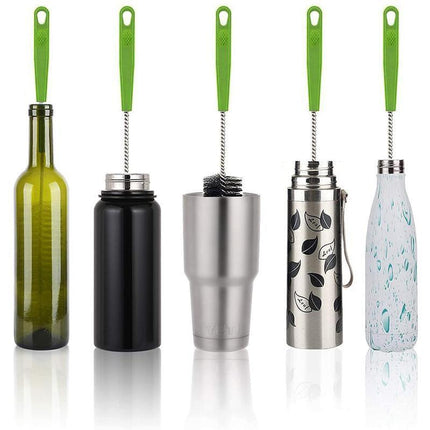Bottle Brush Long Handle Cup Brush Kettle Brush Scrubbing Tool Cleaning Brushes - Aimall