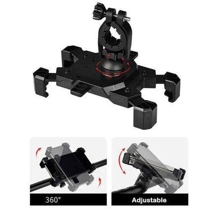 Bike Phone Mount Phone Holder Adjustable Phone Bracket for Bike Motorcycle AU - Aimall