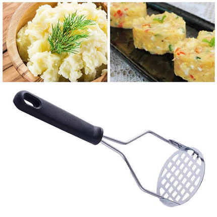 Kitchen Potato Masher Stainless Steel Vegetable Fruit Potatoe Press Crusher Tool - Aimall