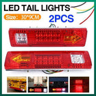 2X LED Tail Lights Stop Reverse Indicator 12V Ute Utv Trailer Caravan Truck Boat - Aimall