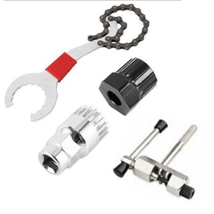 5PCS Bicycle Repair Bike Tool Kit Removal Bracket Freewheel Crank Puller Tools - Aimall