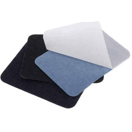 12PCS Assorted Iron On Denim Fabric Mending Patches Repair Kits For Denim Jeans - Aimall