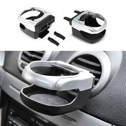 Drinking Car Tray Cup Holder Mount Bracket Can silve Coffee Auto Air Vent Bottle - Aimall