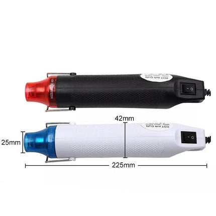 300W Electric DIY Heat Gun Hot Air Gun For Crafts Epoxy Resin Shrink Wrap Vinyl - Aimall