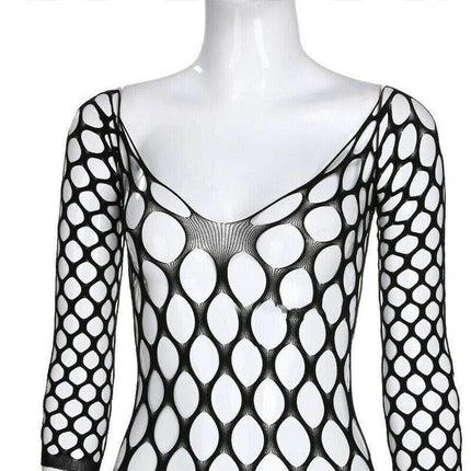 Fishnet Babydoll Sexy Bodysuit Lingerie Underwear Bodystocking Women Xmas Au Aimall