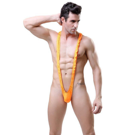 Men Borat Style Sexy Mankini Beach Swimming Thong Underwear Bodysuit Swimsuit Au Aimall