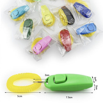 Dog Training Whistle Clicker Combo to Stop Pet Barking Obedience Train Skills AU - Aimall