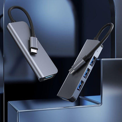 8/6/4-in-1 USB-C Hub Adapter Type-C Hub HDMI For MacBook Pro/Air iPad Pro Laptop - Aimall