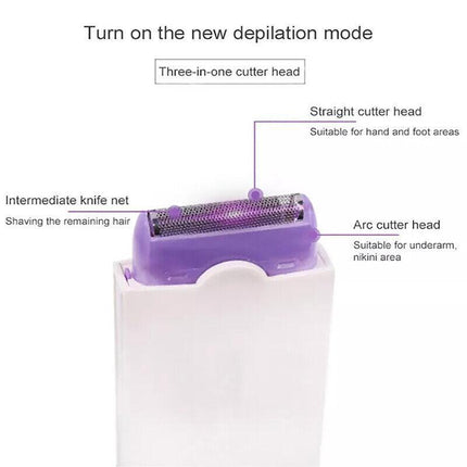 HOT SALE Silky Smooth Hair Eraser Painless Hair Remover Tool 2022 AU Stock Xmas - Aimall