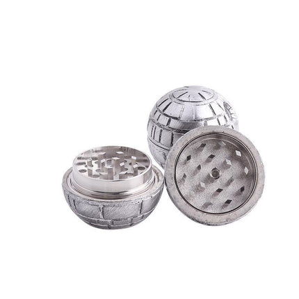 Metal Zinc Alloy Herb Grinder Hand Muller Smoke Crusher Spice Aluminum Wtih Box - Aimall