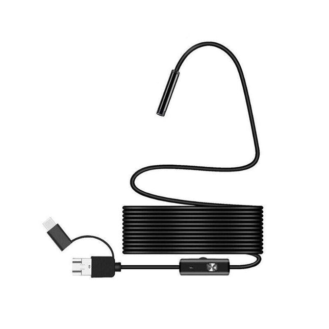 Waterproof HD Endoscope USB Type-C Borescope Inspection Snake Camera For Android - Aimall