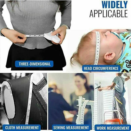 Automatic Telescopic Tape Measure Body Waist Chest Arms Legs Measure Tape AU - Aimall