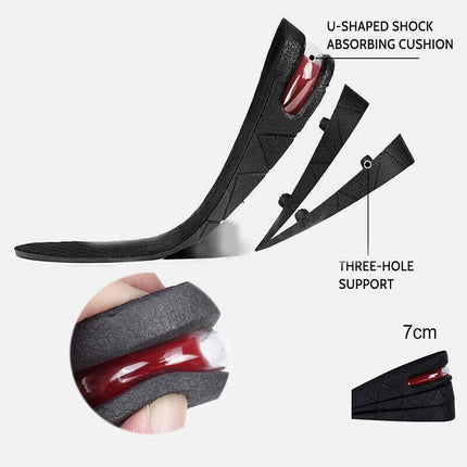 Air Cushion Height Increase Heel Gel Shoes Insoles Inserts Taller Lifts Pad AU - Aimall