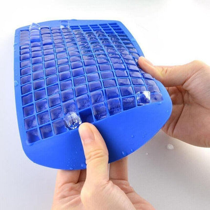 160 Grids Ice Cube Tray Ice Maker Mold Frozen Cubes Silicone Mini Small DIY AU - Aimall