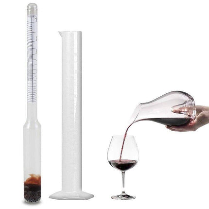 Alcohol Hydrometer Distilling 0-100% Meter with Measuring Cup 100ml AU Stock - Aimall