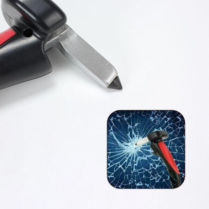 Car Door Handle Disability Elderly Standing Aid Cane Glass Breaker Flashlight AU - Aimall