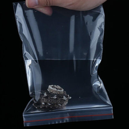 100-1000x Bulk Resealable Zip Bags PE Clear Plastic Bag Zipper AU STOCK NEW - Aimall