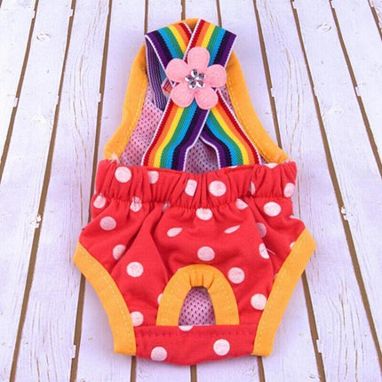 Female Pet Dog Cat Puppy Pant Menstrual Sanitary Nappy Diaper Wrap Underwear AU - Aimall