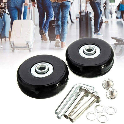 Luggage Suitcase Replacement Wheels Suitcase Repair OD 50mm Axles Deluxe + S'qk - Aimall