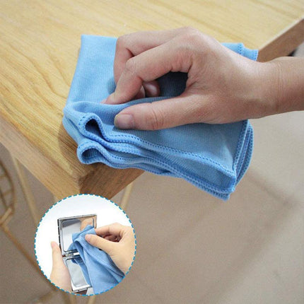 6/20 Pcs Microfibre Glass Cleaning Cloth Car Towel Window Dish Washing 40x40 cm - Aimall