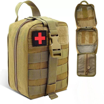 Tactical MOLLE Rip Away EMT IFAK Medical Pouch First Aid Kit Utility Bag AU Send - Aimall