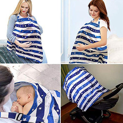 Multifunction Baby Breastfeeding Nursing Cover Scarf Maternity Generous Blanket - Aimall