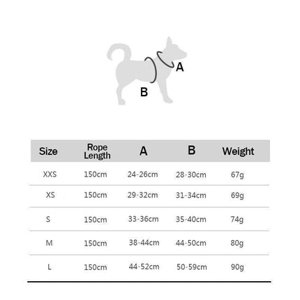 Pet Dog Harness Adjustable Reflective Breathable Outdoor Collars Strap Cat Leash - Aimall