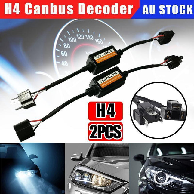 2xH4 Canbus Decoder Canceller Load Resistor for LED Headlight Conversion Kit AU - Aimall