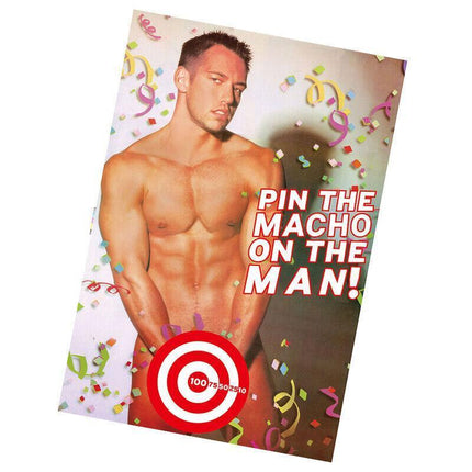 Pin The Macho On The Man Hens Night Party Game Fun Willy Bride To Be AU - Aimall