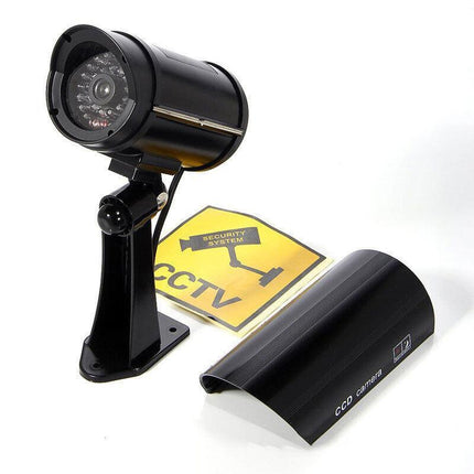 2/4 Sets Flash LED Light Fake Dummy Camera Night Security Surveillance CCTV - Aimall