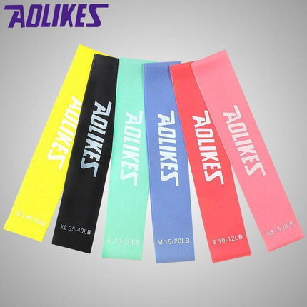 AOLIKES Resistance Bands Power Heavy Strength Exercise Fitness Gym Yoga AU - Aimall