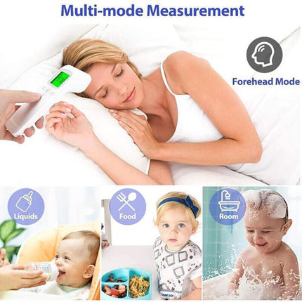 Non Touch Infrared Temperature Thermometer Digital Forehead Baby Adult Body Gun - Aimall