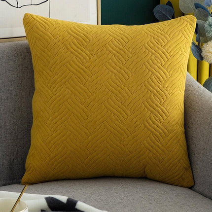 1PC Modern Decorative Velvet Cushion Cover Square Velvet European Pillowcase AU - Aimall