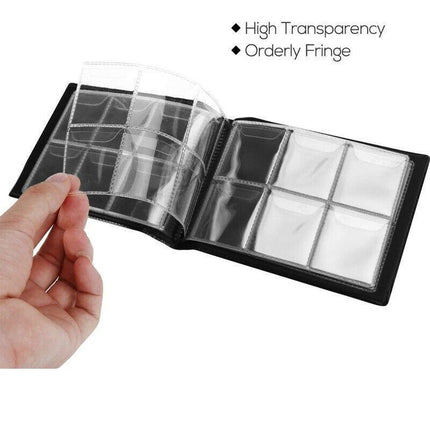 60 Slots Coin Album Holder Storage Collection Collecting Penny Pocket Book Black - Aimall