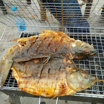 BBQ Fish Grilling Basket Grill Camping Net Meat Vegetable Cooking Kitchen Tool - Aimall