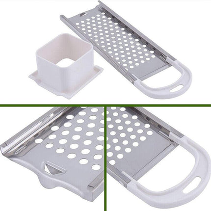 Blade Stainless Steel Spaetzle Maker Egg Tool Dumpling Pasta Hopper Noodle Press - Aimall