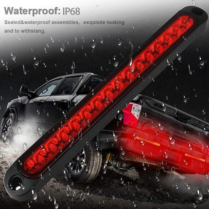 2x 15 LED Tail Light Trailer Truck Caravan UTE Reverse Light Bar Ultra-Slim Lamp - Aimall